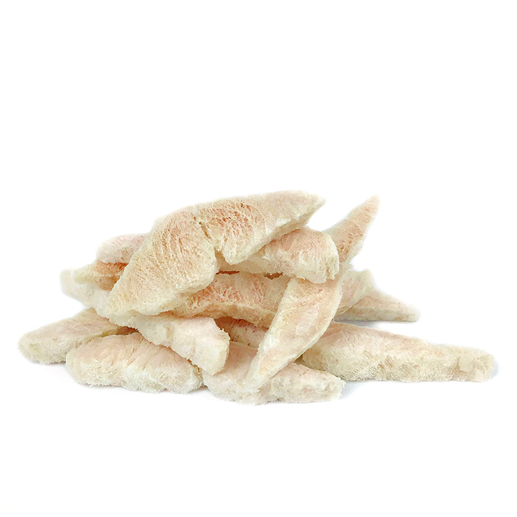 Freeze-dried pangasius