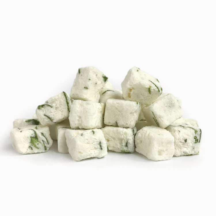 Freeze Dried Yogurt Spinach Chunks