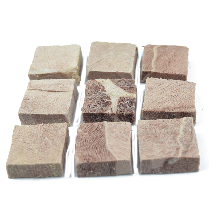 Freeze-dried chunks of beef
