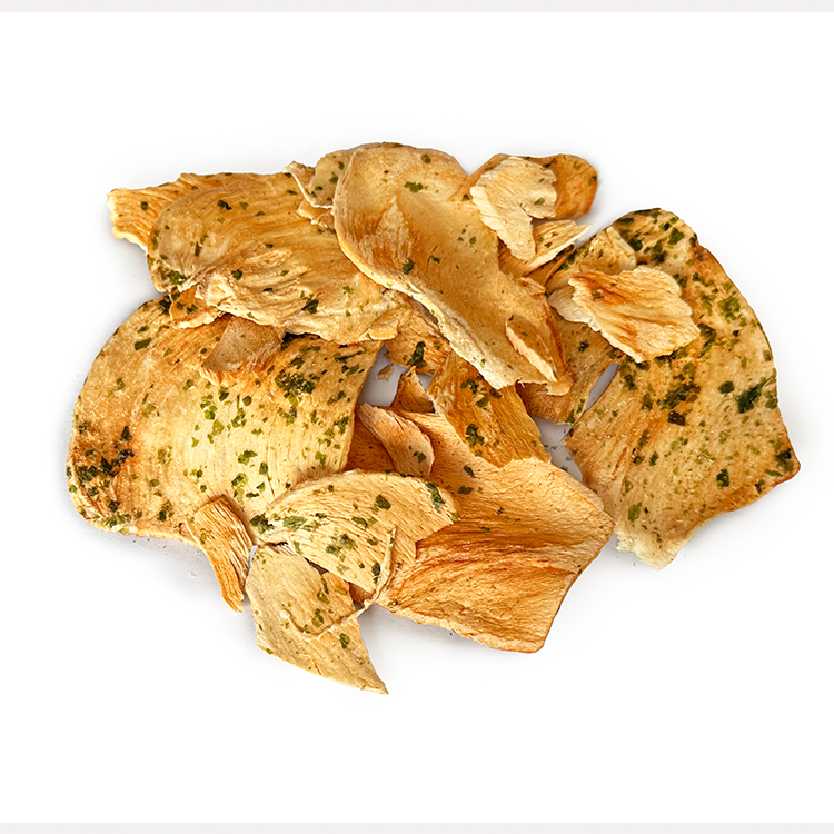 Freeze-dried seaweed crisps