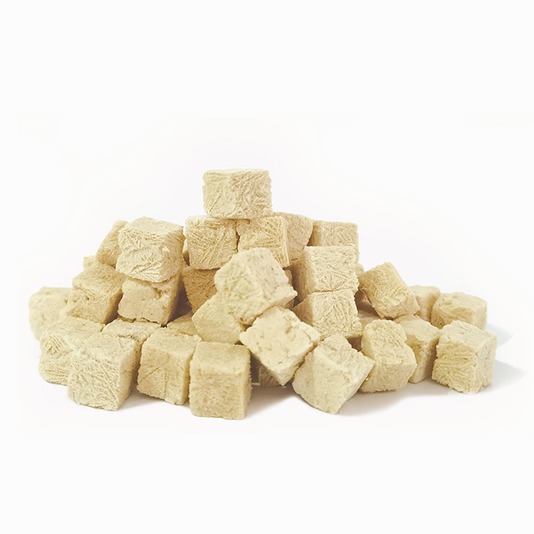 Freeze-dried turkey cubes